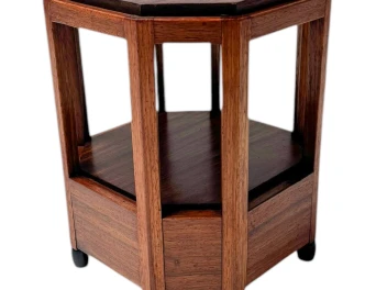 Art Deco Amsterdamse School Side Table, 1920s